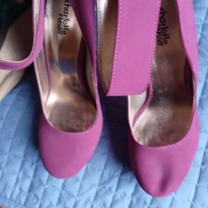 purple heels